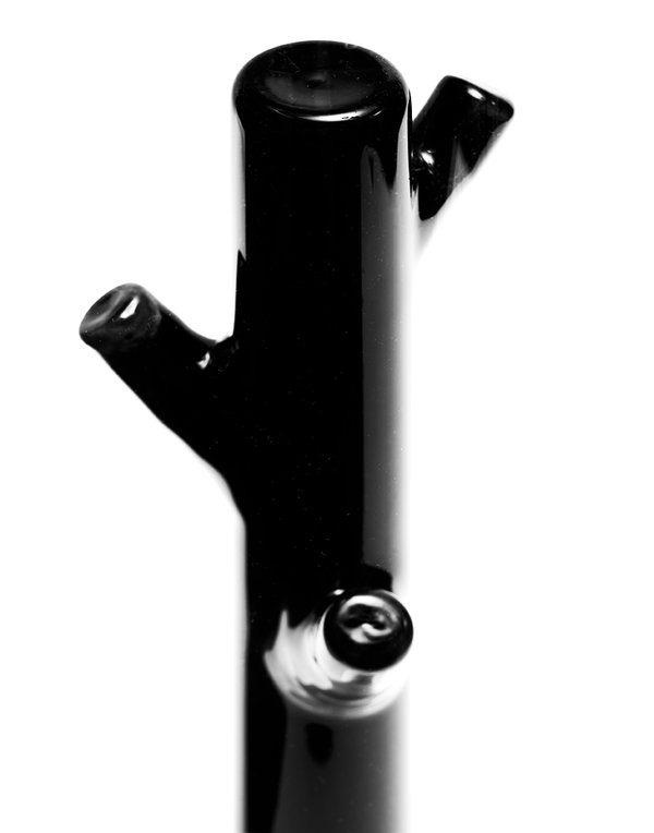 root vase black limited edition 2 by Bonaguro Giorgio