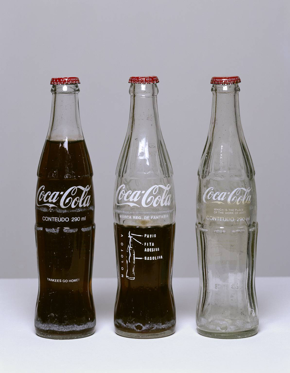 Insertions into Ideological Circuits: Coca-Cola Project 1970 by Cildo Meireles born 1948