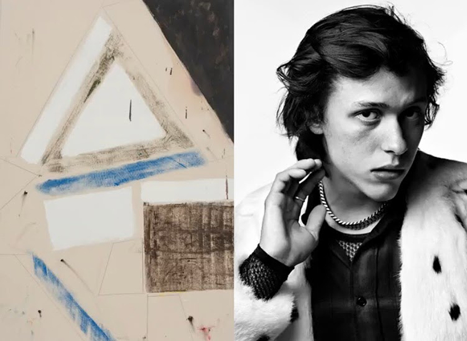 fletcher shears & wyatt shears of the garden hedi slimane (paintings by matt connors & drawings by rachel howe) saint laurent men's fall-winter 2013 02