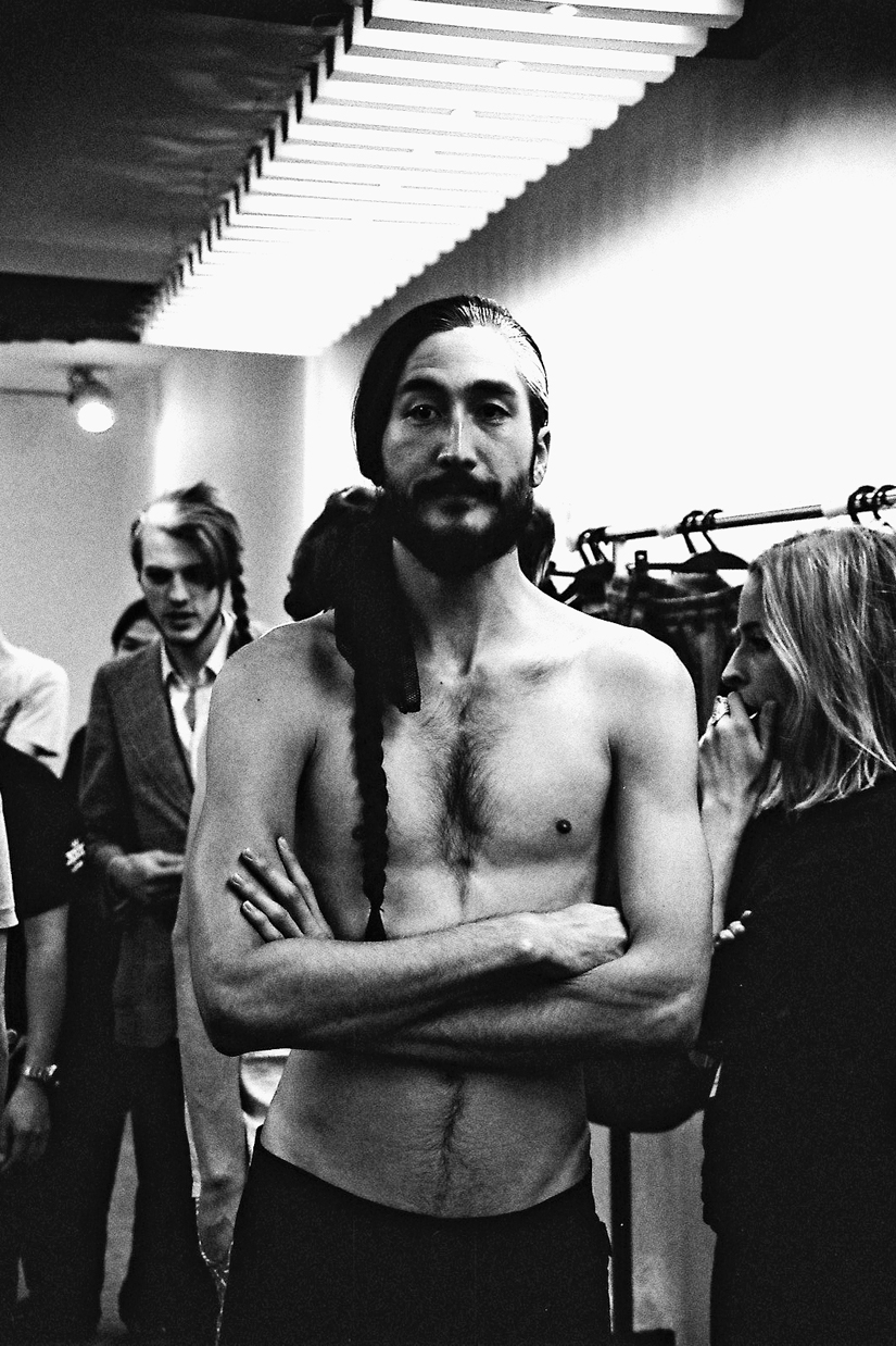 YOHJI YAMAMOTO HOMME BACKSTAGE SS2014 ELISE TOIDE_32_825