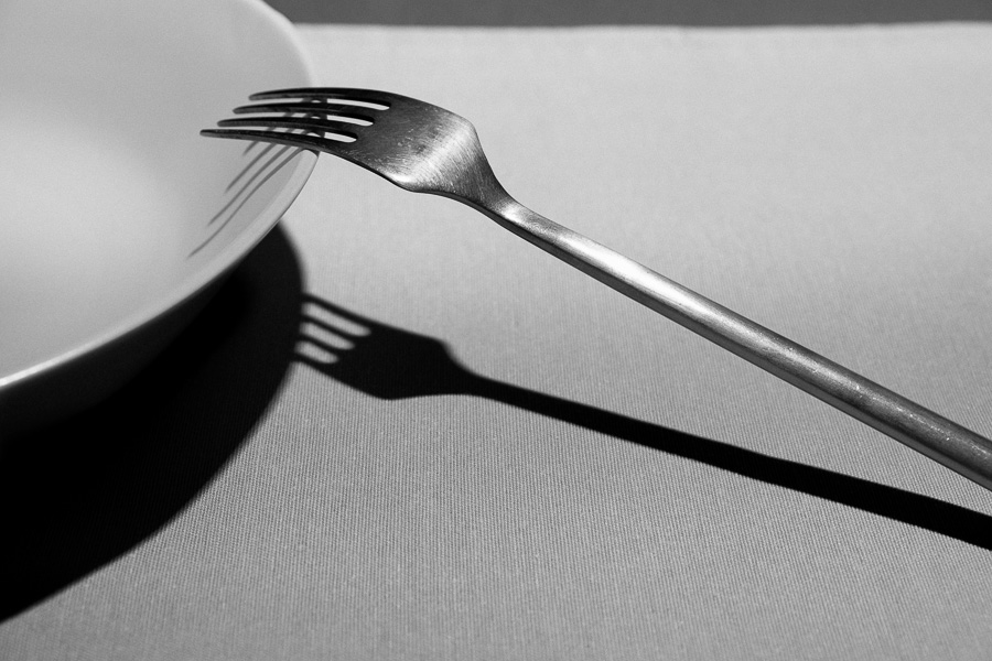 A copy of La Fourchette by André Kertész, 1928