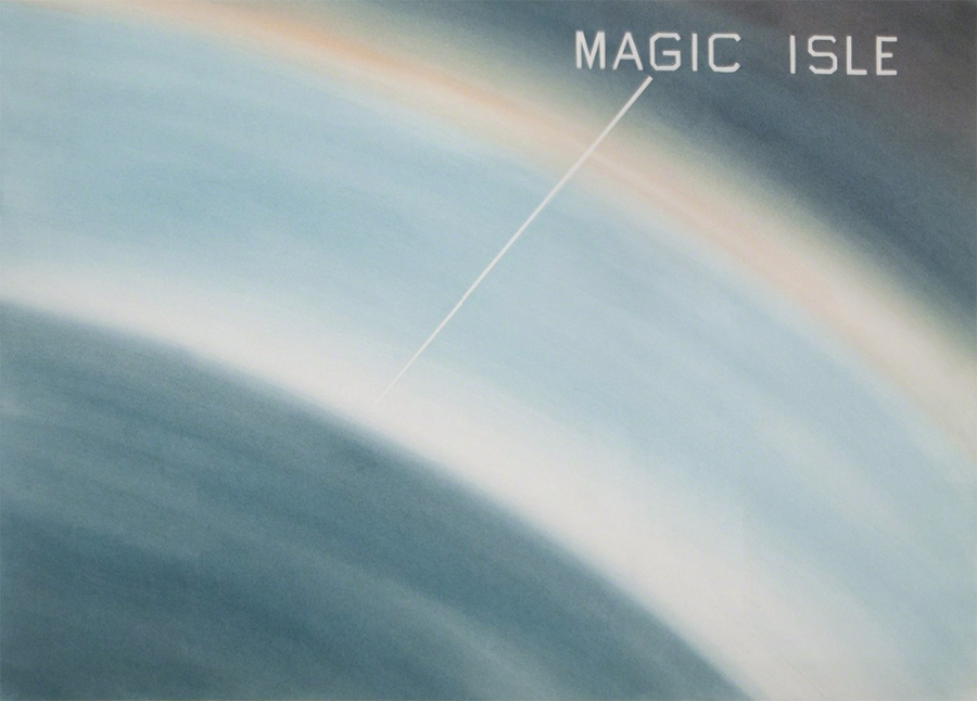 ed ruscha magic isle