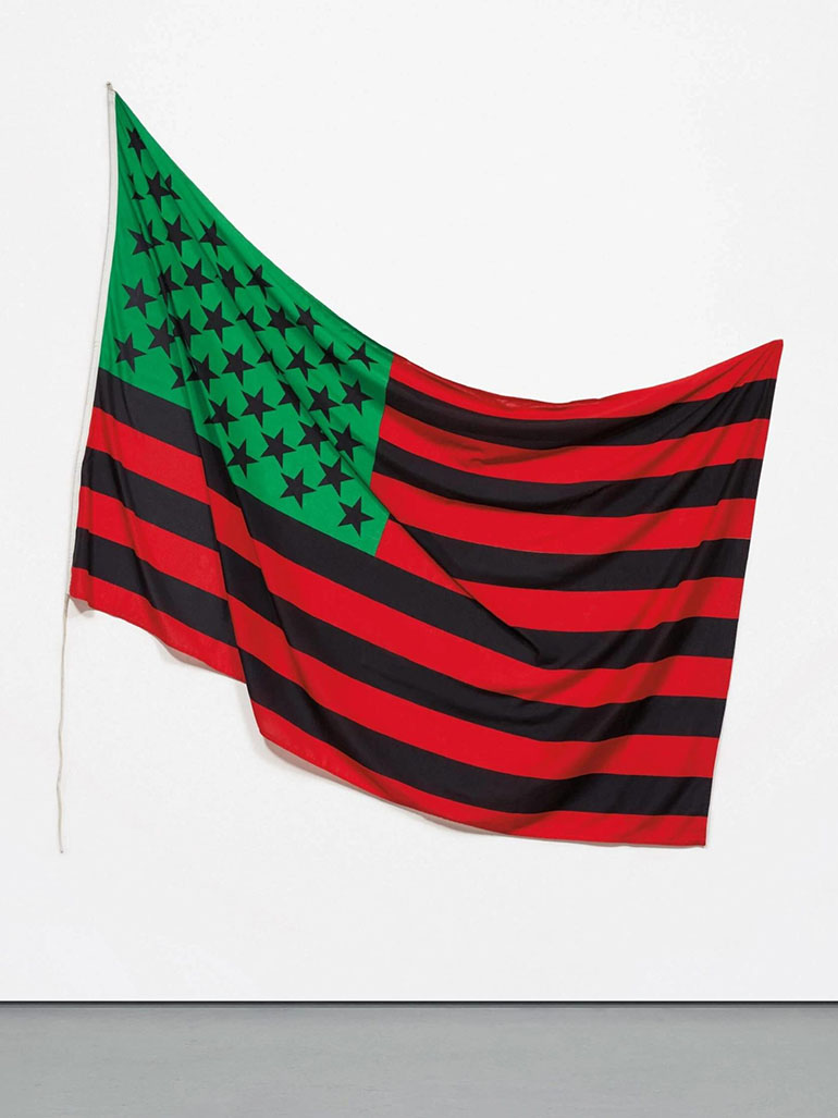 David-Hammons-–-African-America-Flag-1990-dyed-cotton-149.86-x-234.315-cm-59-x-92-14-in.-scaled-1